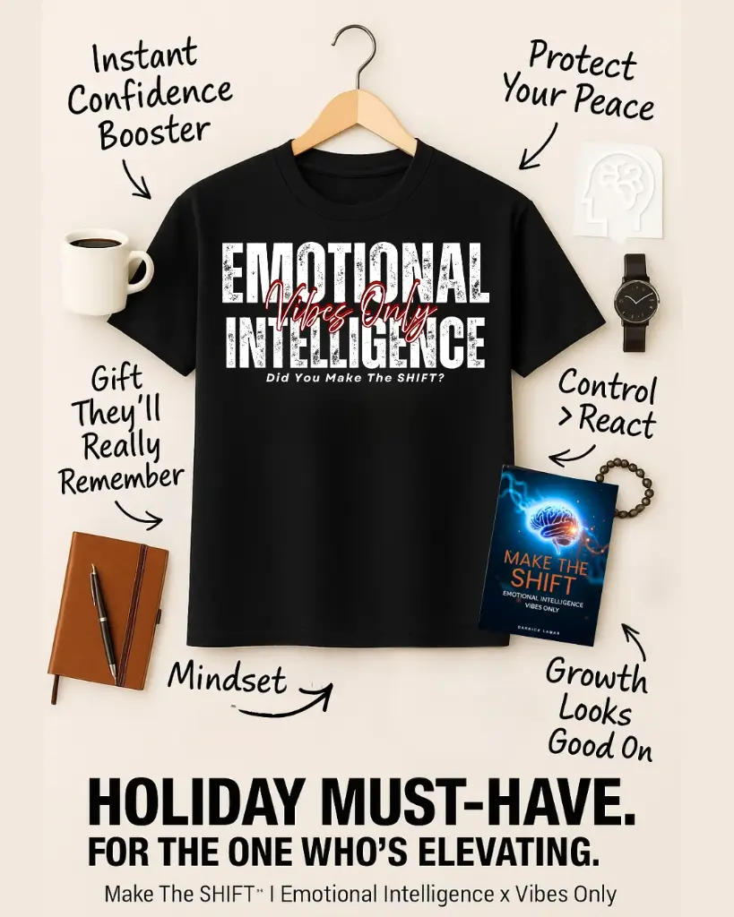 Emotional Intelligence Vibes Only Black